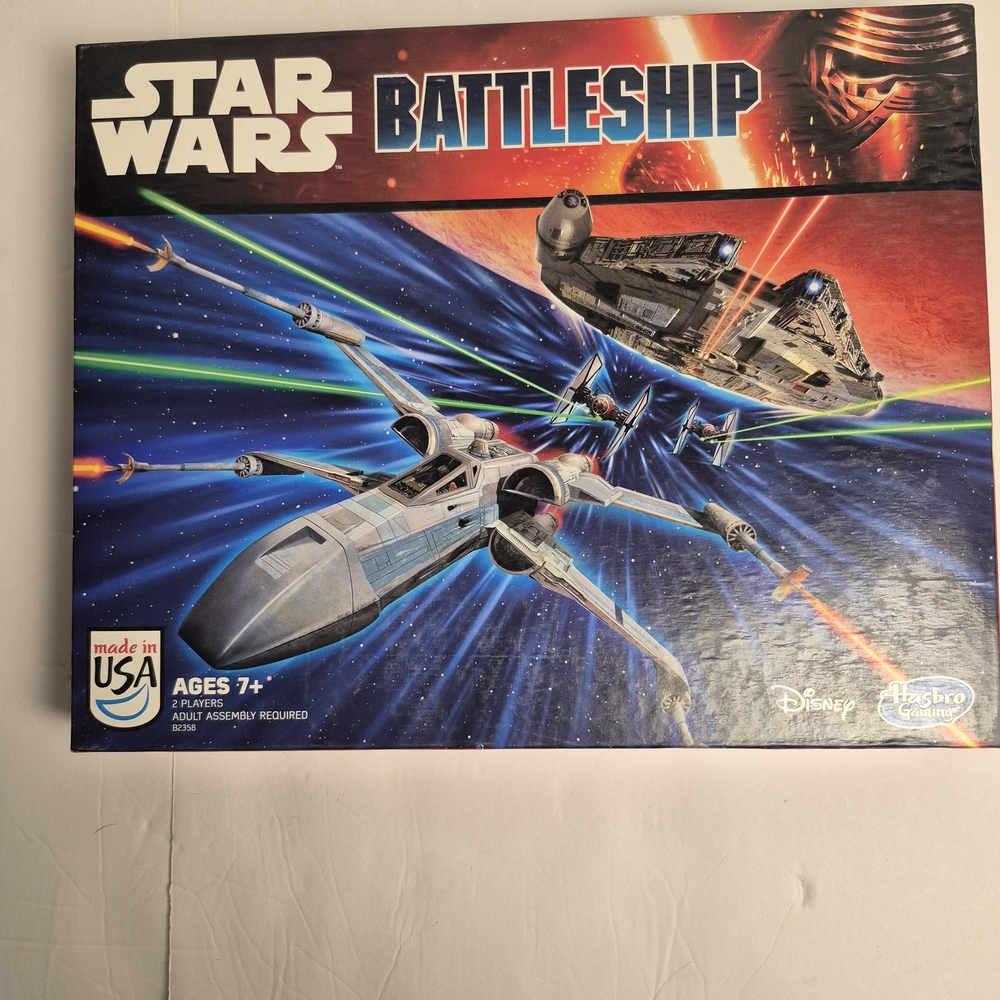 Star Wars Battleship 2014‎ Edition Made In USA Complete Disney Hasbro Gaming